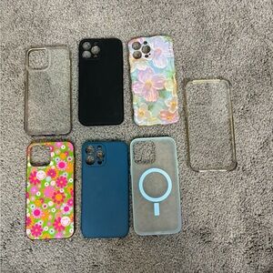 Lot of 7 iphone 13 pro‎ max cases